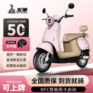 五羊【重磅新品】新款小龜王電動(dòng)車(chē)電動(dòng)摩托車(chē)NFC智能電摩時(shí)尚男女騎行踏板電瓶車(chē) 【櫻花粉】NFC解鎖/前碟后鼓 1.0需自配電池充電器無(wú)贈品