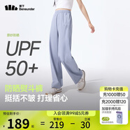 蕉下（beneunder）速干直筒褲女士運動休閑長褲子通勤冰絲防曬褲DS849 25春夏新款