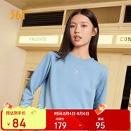 361°衛(wèi)衣女春秋季外套運動休閑套頭衫寬松圓領(lǐng)長袖上衣662334801D-8