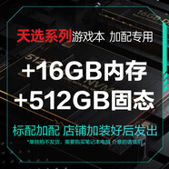 華碩天選系列 16G/32G內(nèi)存條  1TB/512GB/500GB固態(tài)硬盤-筆記本電腦升級(jí)專用（適用于天選4、5、6Pro） 加16GB內(nèi)存+512GB固態(tài)硬盤 內(nèi)存頻率5600MHz+硬盤PCle