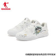 喬丹（QIAODAN）【79元特惠】男鞋女鞋潮流運動(dòng)板鞋休閑鞋日常百搭跑步鞋子 喬丹白/黑色-505 40