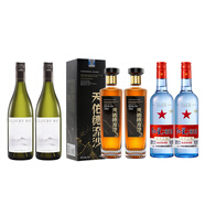 天佑德白酒組合 流沙*2+云霧之灣*2+紅星二鍋頭*2