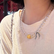 瑞諾黃金八方來財龍珠吊墜女足金999小眾編繩項鏈生日禮物送女友 黃金白水晶龍珠項鏈 金重約5.8g