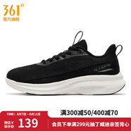 361度女鞋運(yùn)動(dòng)鞋夏季新款網(wǎng)面透氣輕質(zhì)跑鞋薄款跑步鞋 曜石黑/煙灰 38