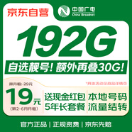中國廣電流量卡19元【選靚號(hào)】全國通用長(zhǎng)期手機(jī)卡升卿學(xué)生電話卡純上網(wǎng)終身無限永久