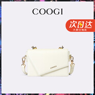 COOGI包包女包輕奢品牌女士單肩包女斜挎包女情人節(jié)生日禮物送女友老婆 米白色 京倉(cāng)直發(fā)