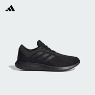 adidas CORERACER隨心暢跑網(wǎng)面休閑跑步鞋男子阿迪達(dá)斯官方輕運動 黑色   44.5