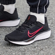 耐克（NIKE）官方艦店跑步鞋男鞋 2025秋季新款輕便緩震運(yùn)動(dòng)鞋網(wǎng)面跑鞋 【Quest6-黑紅】 44.5 /285mm