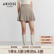 艾諾絲雅詩商場同款春秋新款小短裙百褶裙半身裙女學(xué)院風(fēng)JK裙10123505 燕麥色 L （建議體重105-115斤）