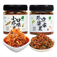 田野故事 小蝦米230g外婆菜230g 鮮香雙拼裝下飯拌面神器味蕾狂歡