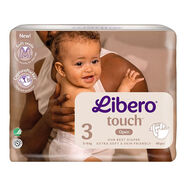 LIVEDO直郵瑞典進口 麗貝樂男女寶寶紙尿褲拉拉褲超市采 touch open5-8kg 3號