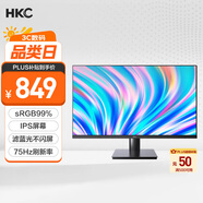 HKC 31.5英寸 IPS屏幕 濾藍光不閃屏 廣色域 三面微邊可壁掛 節(jié)能認證 商務(wù)辦公臺式電腦顯示器 V3218