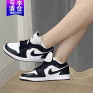 耐克（NIKE）aj女鞋2025夏季運(yùn)動(dòng)鞋Air Jordan 1 Low AJ1低幫休閑鞋籃球鞋板鞋 DC0774-101黑白熊貓 39