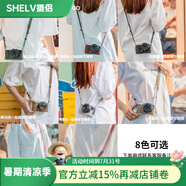 攝侶富士xt50保護(hù)套xs20相機(jī)包xt30二代底座x100vi相機(jī)套XM5皮套xh2s保護(hù)殼xt20半套真皮掛繩肩帶配件 XM5真皮保護(hù)套+肩帶（下單聯(lián)系客服備注顏色）