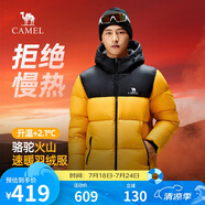 駱駝火山羽絨服1.0男士鴨絨加厚防寒面包服潮款冬季外套M13CR07089H