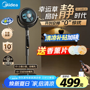 美的（Midea）【幸運草安睡Ultra】直流變頻3D搖頭空氣循環(huán)扇/臥室靜音家用電風(fēng)扇/小型遙控落地扇/語(yǔ)音凈化風(fēng)扇