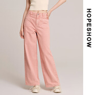 紅袖（hopeshow）牛仔褲89224261301H 蜜桃粉 M
