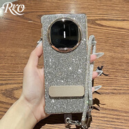 奢鉆流光適用華為MateX6/matex7輕奢手機殼女款matex7新款典藏版折疊屏matex5防摔超薄保護套 奢華閃鉆+金屬支架+閃鉆手鏈 華為 Mate X6