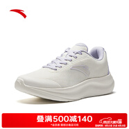 安踏（ANTA）星空丨女跑鞋 象牙白/薄霧淺紫-1 35.5 (女5)
