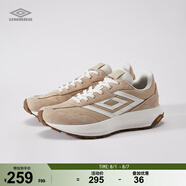 茵寶（Umbro）漫游鞋R708復(fù)古跑鞋Vibram鞋底運(yùn)動鞋男鞋休閑鞋女鞋 砂色（男款） 44