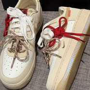 耐克（NIKE）女鞋2025秋季新款A(yù)IR FORCE 1空軍一號休閑板鞋大童運動休閑鞋 HV5990-172 LX蛇年新年款 36