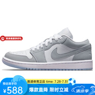 耐克Nike女鞋板鞋煙灰AJ1 JORDAN低幫復(fù)古休閑籃球鞋 DC0774-105 38.5