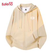 班尼路（Baleno）開(kāi)衫衛衣男美式潮流休閑運動(dòng)連帽上衣男士日常大碼寬松外套男春秋