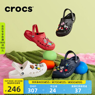 crocs卡駱馳洞洞鞋貝雅男鞋女鞋輕便耐磨一腳蹬拖鞋休閑鞋|10126 深藍-410 37 /38(230mm)
