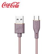 可口可樂（Coca-Cola）type-c數(shù)據(jù)線充電線適用蘋果華為榮耀oppo小米三星vivo安卓手機平板