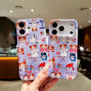 斯幻柯適用蘋果17pro手機殼iPhone17手機殼蘋果17promax手機殼iPhone17手機殼ins風(fēng)簡約原創(chuàng)卡通款手機殼 菲林款-愛笑的女孩 iPhone17