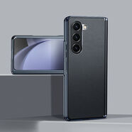 三星（SAMSUNG）【品質(zhì)原裝】適用于ZFold6手機(jī)殼Fold6真皮磁吸中軸鉸鏈全包保護(hù) 【黑色】中軸前框+后蓋 三星Galaxy_Z_Fold_6