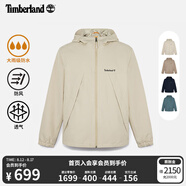 添柏嵐（Timberland）官方男裝沖鋒衣外套戶(hù)外防水防風(fēng)夾克|A6GJB A6GJB071/淺米色 2XL 190（建議190-210斤）