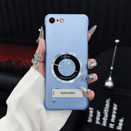 祖瞐薇適用于蘋(píng)果6s超薄蘋(píng)果6splus無(wú)邊框實(shí)用磁吸保護套支架高級感手機殼 星空藍-超薄無(wú)邊框磁吸支架殼 iPhone 6s Plus