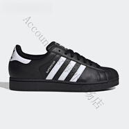 阿迪達斯 （adidas）三葉草男女板鞋SUPERSTAR經(jīng)典休閑百搭小白鞋B27136 JI0079 42