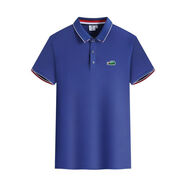 卡帝樂鱷魚夏季速干透氣涼感短袖繡花POLO衫卡帝樂鱷魚t恤男士商務(wù)翻領(lǐng)上衣 215寶藍(lán)色 S