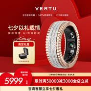 VERTU【七夕禮物】威圖緯圖官方AI RING智能戒指環(huán)男女測(cè)血糖血氧測(cè)心率佛戒鉆戒適配apple蘋果三星華為 AI戒指-星河 9號(hào)（內(nèi)徑18.9mm）