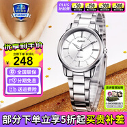 卡西歐（CASIO）男表商務(wù)休閑簡(jiǎn)約指針?lè)浪搸П砟惺渴直硭湍杏讯Y物 MTP-1303D-7AVPF