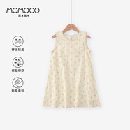瑪米瑪卡（MOMOCO）女童夏裝連衣裙兒童時(shí)尚夏季純棉甜美背心連衣裙 碎花  105 