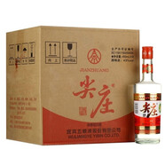 五糧液尖莊大光純糧食 喜酒 43度 450mL 12瓶 紅標(biāo)復(fù)古尖莊整箱
