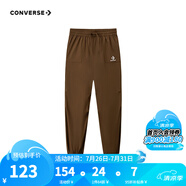 Converse匡威兒童裝男童褲子春秋兒童運(yùn)動褲小學(xué)生修身長褲秋冬季束腳褲子 深色威士忌-梭織秋季 150 /63 【建議身高140-152cm】