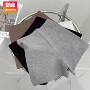 賞峰顯瘦高腰騎行小短褲松緊腰彈力棉修身內(nèi)搭外穿運(yùn)動(dòng)健身打底熱褲 主圖款 建議【80-100斤】 M