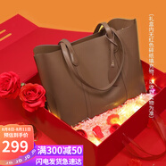 viney牛皮包包女包大容量托特包單肩包手提包生日七夕情人節(jié)禮物送女友