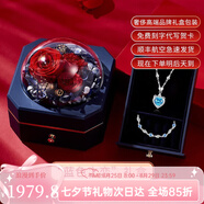 朵菲（Duofei）【生日禮物+2克拉瑞士藍(lán)天然托帕石】項(xiàng)鏈女送女友送老婆紀(jì)念日 2克拉托帕石項(xiàng)鏈+水晶之戀手鏈