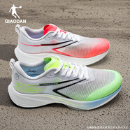 喬丹跑步鞋男2025夏季新款輕便透氣緩震回彈跑鞋男百搭休閑運動(dòng)鞋子男 鴛鴦配色-喬丹白/冰川藍 40