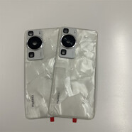 HTC適用華為P60原裝后蓋p60pro玻璃電池蓋p60Art后殼拆機外殼 P60原裝后蓋洛可可白