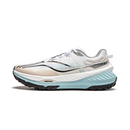 李寧LI-NING/李寧女的盧時尚減震鞋舒適耐磨彈力跑步鞋ARNU004-B品 標(biāo)準(zhǔn)白/米白色ARNU004-1 38