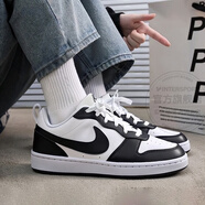 耐克（NIKE）女鞋 2025新款夏季時(shí)尚潮流休閑鞋輕便舒適低幫板鞋子大童鞋 黑白熊貓-131 37.5