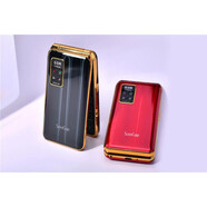 金國威金太陽(yáng)C600星河炫酷時(shí)尚翻蓋手機超長(cháng)待機王震動(dòng)中老年手機 紅色 移動(dòng)版僅支持移動(dòng)卡 官方標配電池充電器