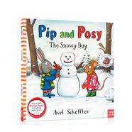 英文原版 Pip and Posy波西和皮普全套10冊小小聰明豆 名家繪本Axel Scheffler與咕嚕牛繪者兒童啟蒙The Snowy Day【送音頻】 波西和皮普：下雪天