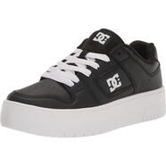 Dcshoecousa女士板鞋 DC鞋子 Manteca 4 防滑輕便舒適皮革低幫運動(dòng)休閑鞋 Negro/Blanco 40.5